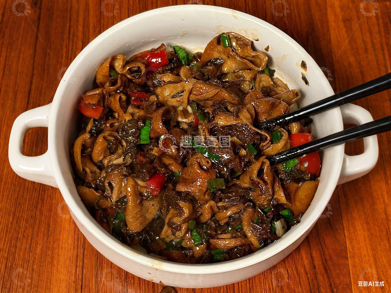 高清大图下载【趣麦麦图】梅干菜烧肥肠