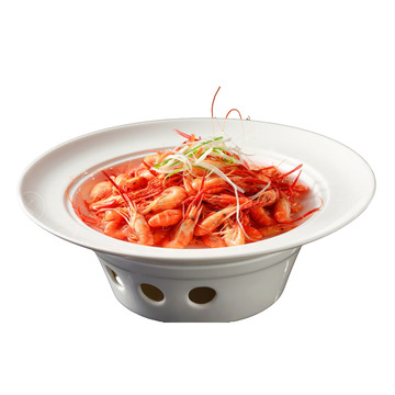 盐水煮河虾佳肴