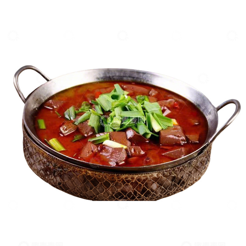 高清大图下载【趣麦麦图】-热辣鲜香猪血锅