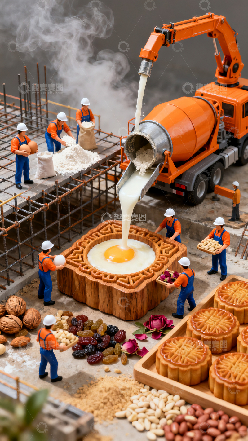 源文件下载【趣麦麦图】围观世界月饼制作2