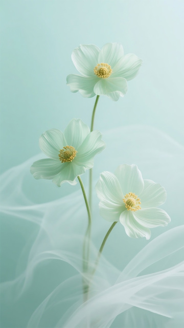 绿色莫兰迪轻薄花2