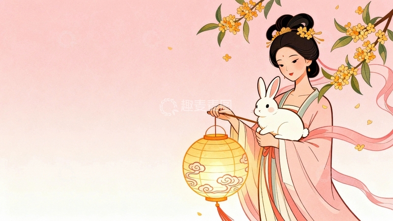 高清大图下载【趣麦麦图】中秋节嫦娥人物009