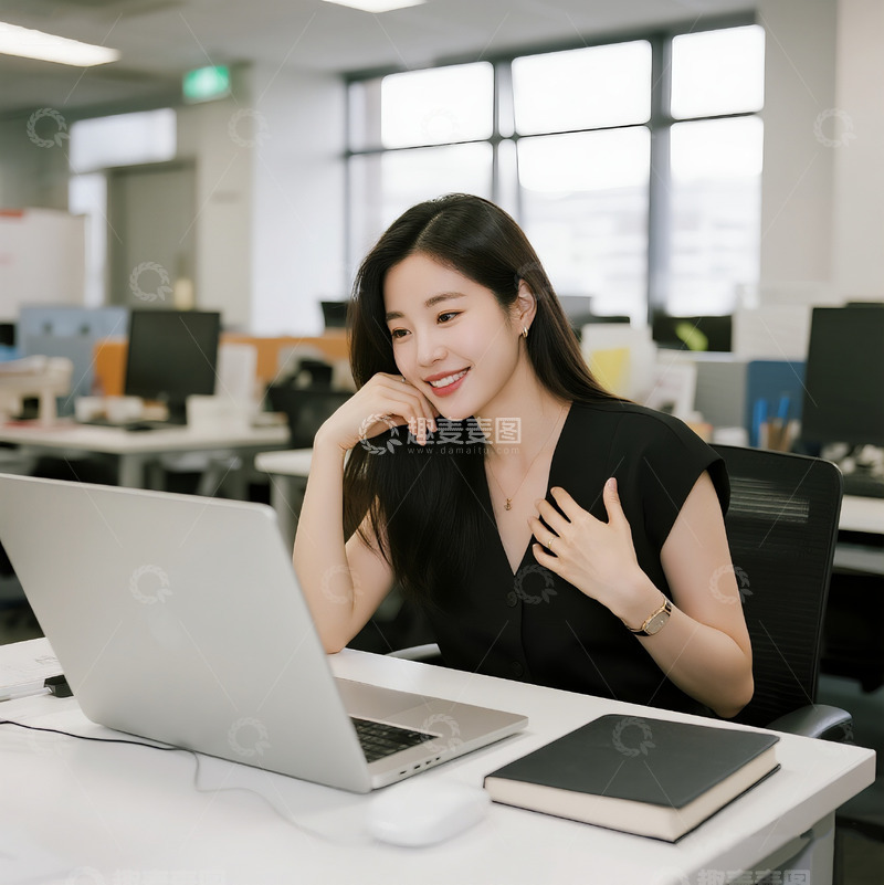 高清大图下载【趣麦麦图】办公室里的职场女性3