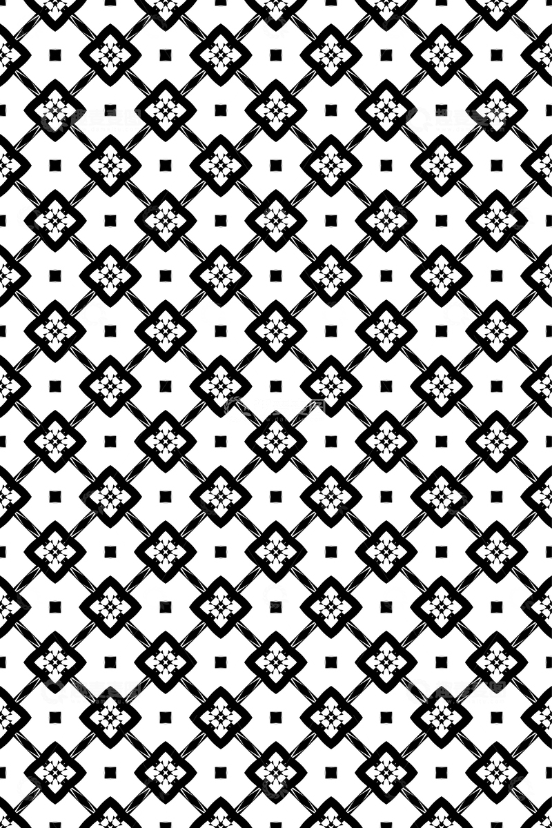 源文件下载【趣麦麦图】几何花型无缝图案设计