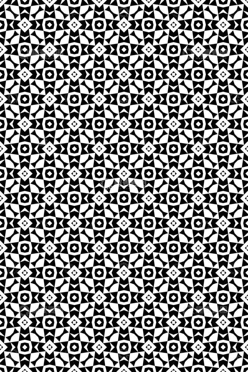 源文件下载【趣麦麦图】几何花型无缝图案