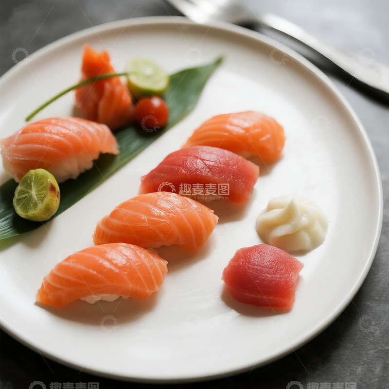 高清大图下载【趣麦麦图】精致美味的寿司拼盘2