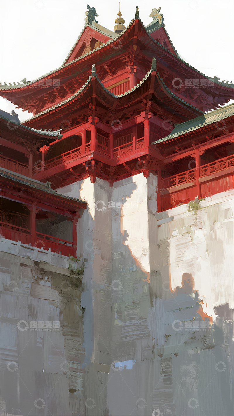 高清大图下载【趣麦麦图】经典中国建筑一角14