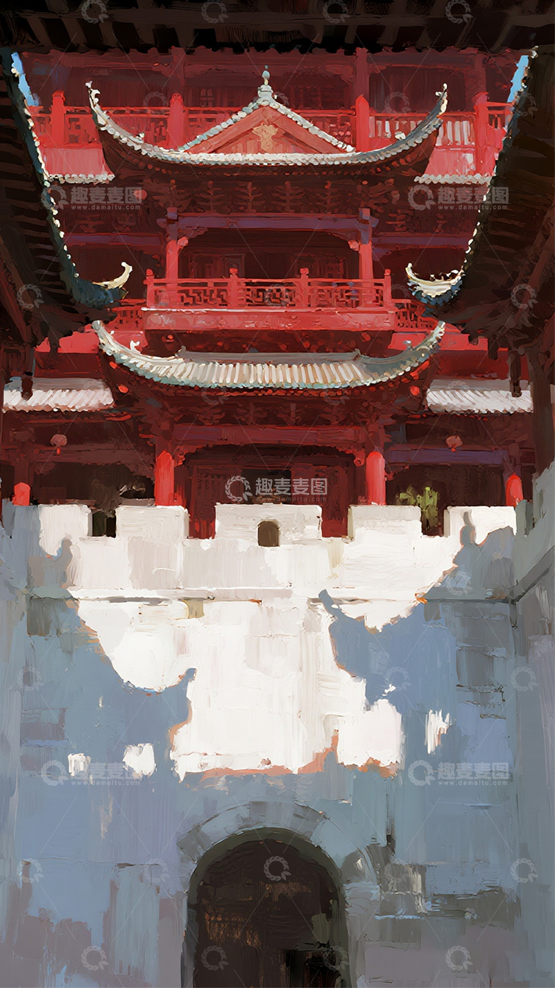 经典中国建筑一角3