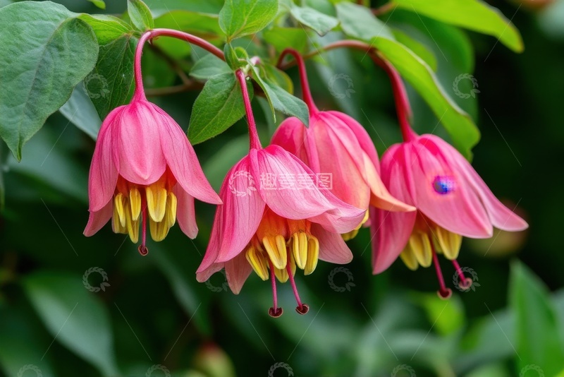 高清大图下载【趣麦麦图】鲜艳欲滴的铃铛花