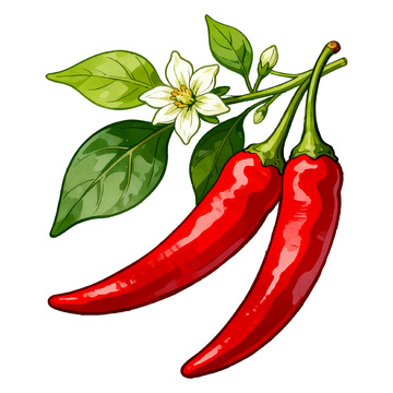 朝天椒辣椒和花