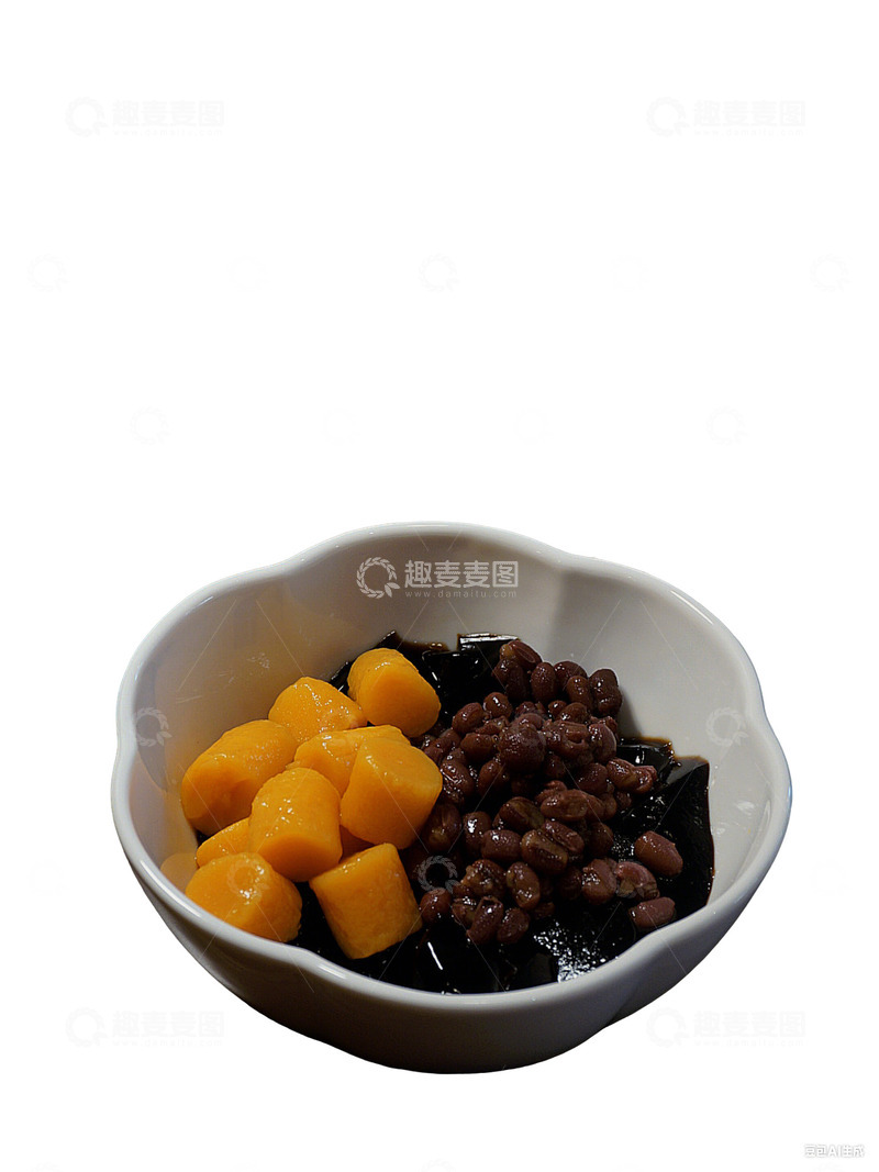 高清大图下载【趣麦麦图】美味仙草水果捞