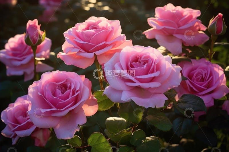 高清大图下载【趣麦麦图】盛开的月季花花田