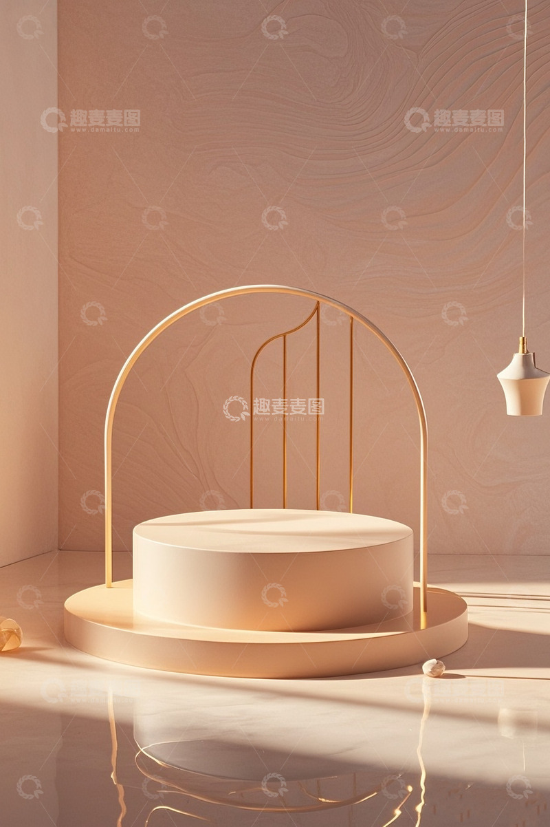 高清大图下载【趣麦麦图】简约展台展示空间4
