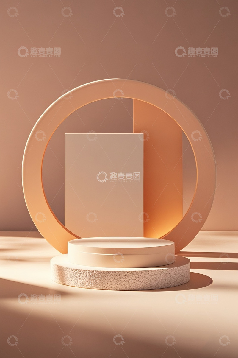 高清大图下载【趣麦麦图】简约展台展示空间6