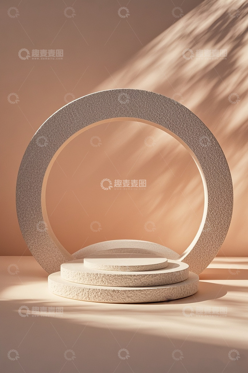 高清大图下载【趣麦麦图】简约展台展示空间7