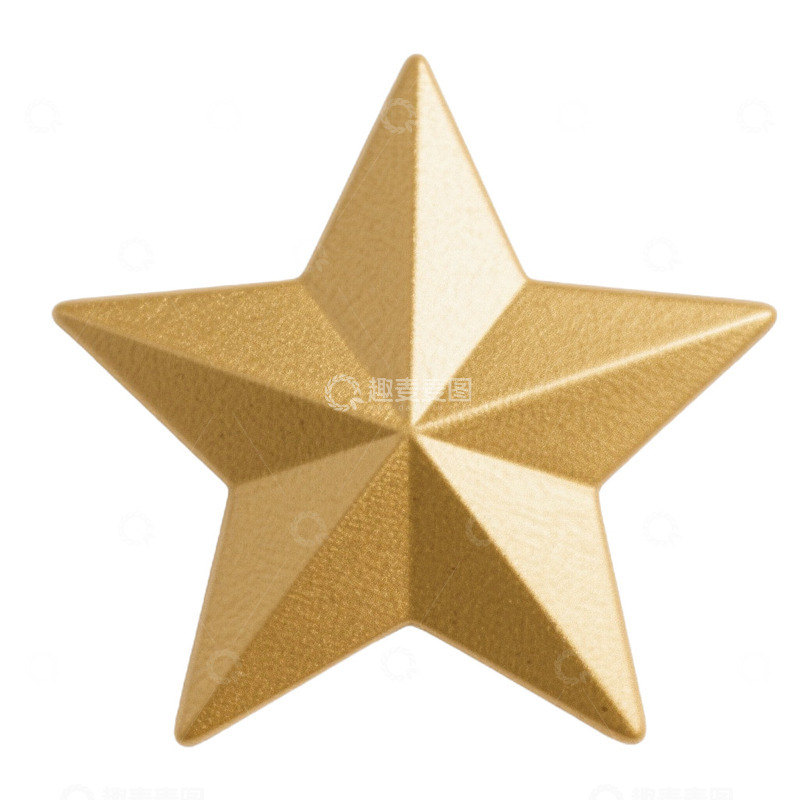 党政类元素五角星免抠元素