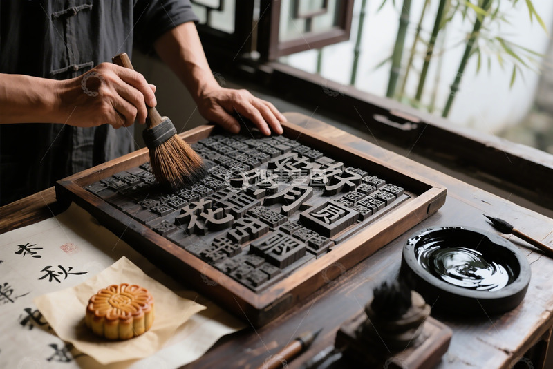 高清大图下载【趣麦麦图】月饼模具制作工艺