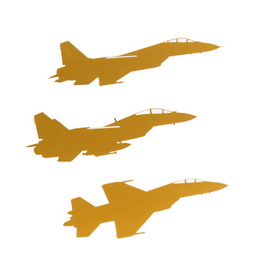 党政类元素战机剪影免抠元素