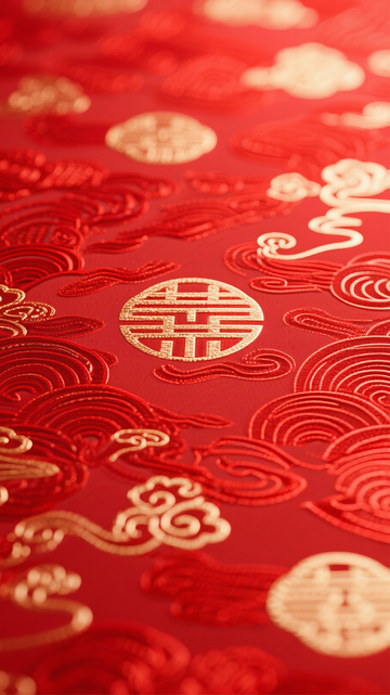 红色背景底纹1