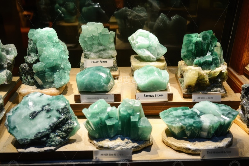 高清大图下载【趣麦麦图】-博物馆里陈列的玉石玉器