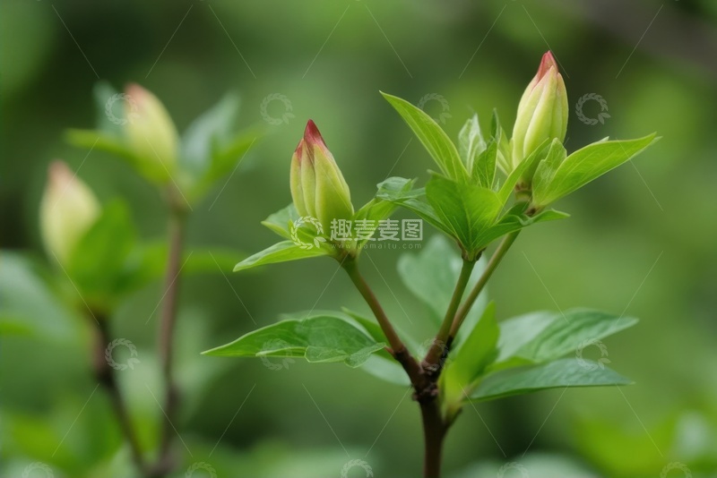 高清大图下载【趣麦麦图】植物花苞特写摄影