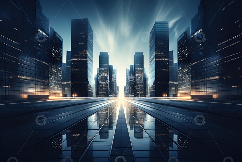 高清大图下载【趣麦麦图】科技城市高楼建筑