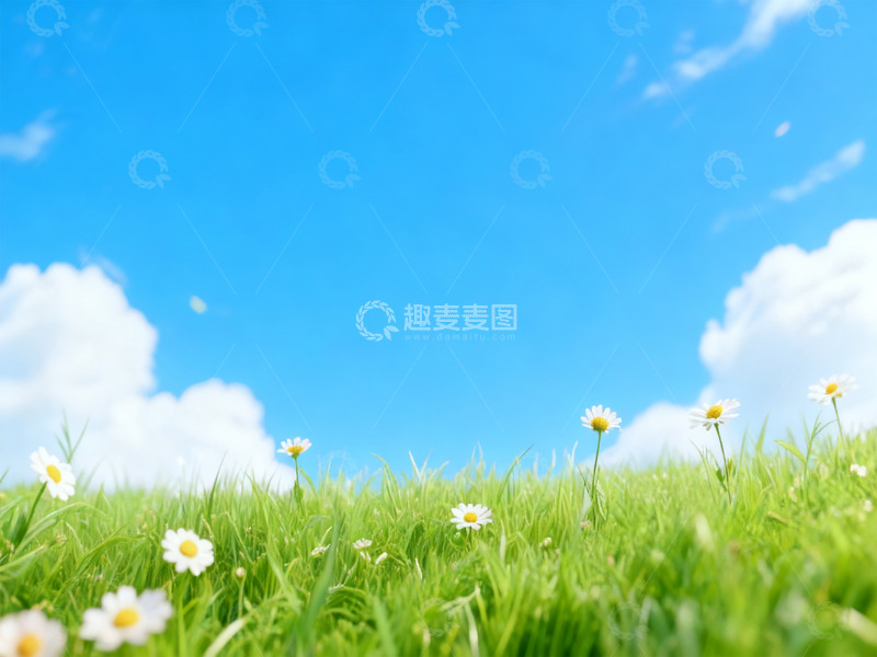 高清大图下载【趣麦麦图】蓝天白云背景4