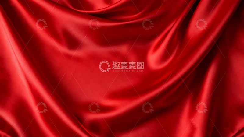 高清大图下载【趣麦麦图】红绸闪耀华丽背景