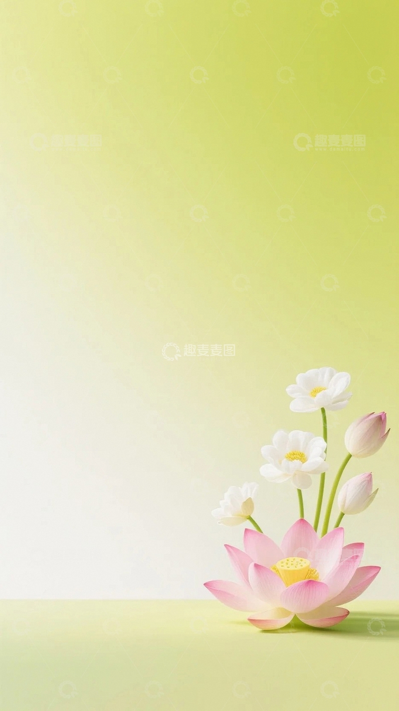 高清大图下载【趣麦麦图】简约国风背景2