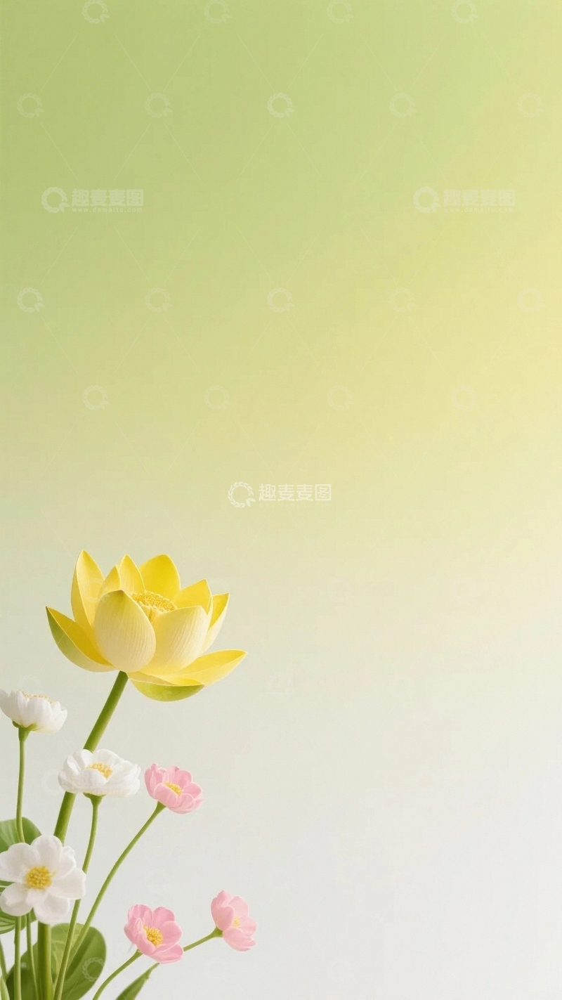 高清大图下载【趣麦麦图】简约国风背景5