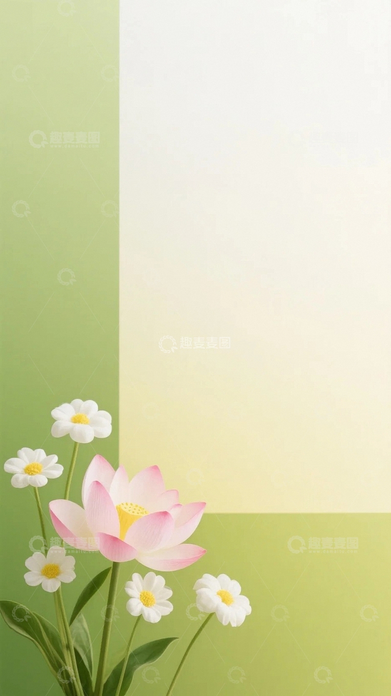 高清大图下载【趣麦麦图】简约国风背景7