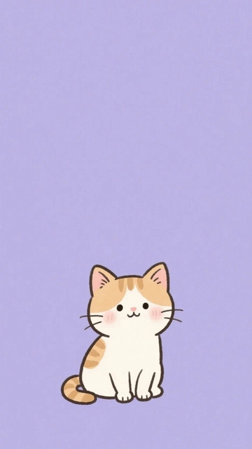 卡通猫咪背景底图3