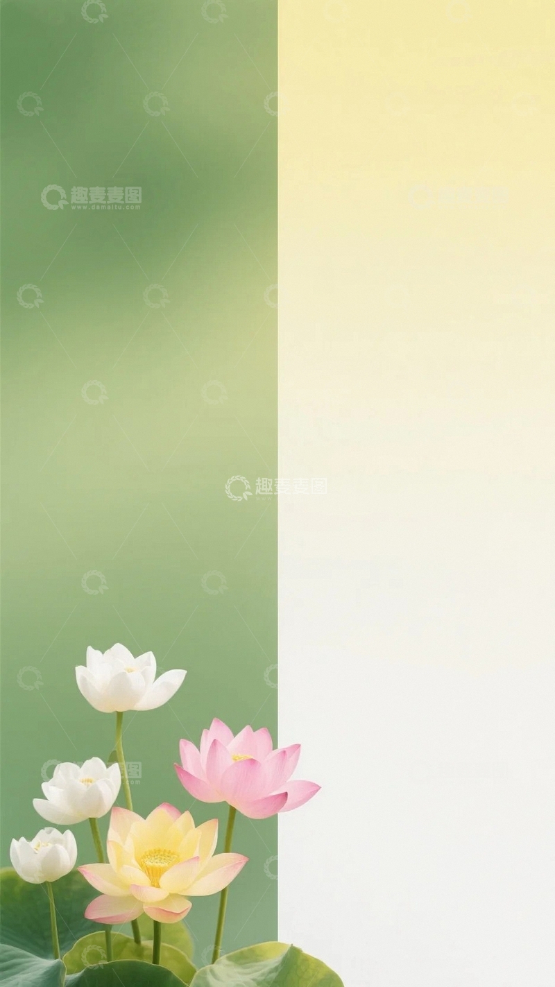 高清大图下载【趣麦麦图】简约国风背景1