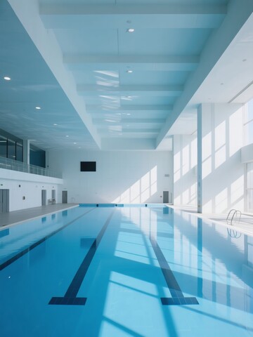 室内游泳馆的现代设计