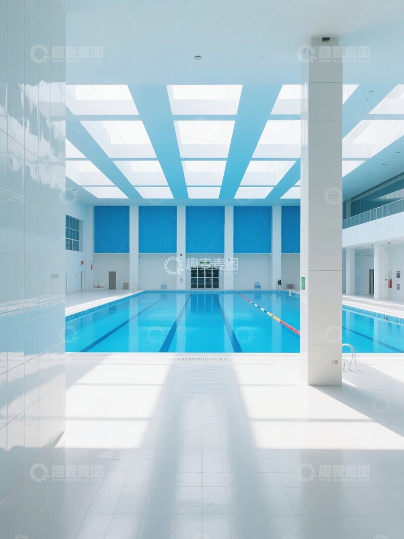 高清大图下载【趣麦麦图】-室内游泳池的现代设计
