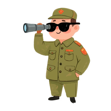 卡通军人人物2