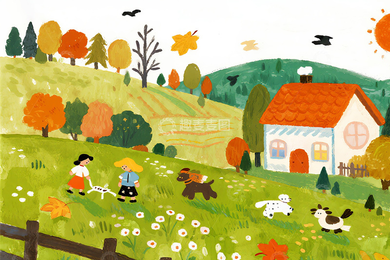 高清大图下载【趣麦麦图】儿童图画书插图55