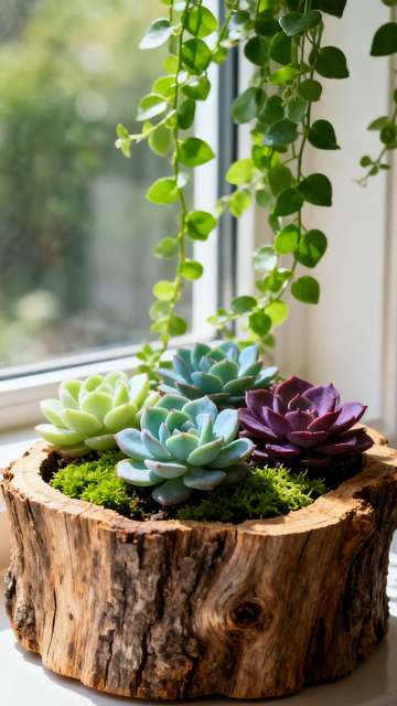 窗边的多肉植物