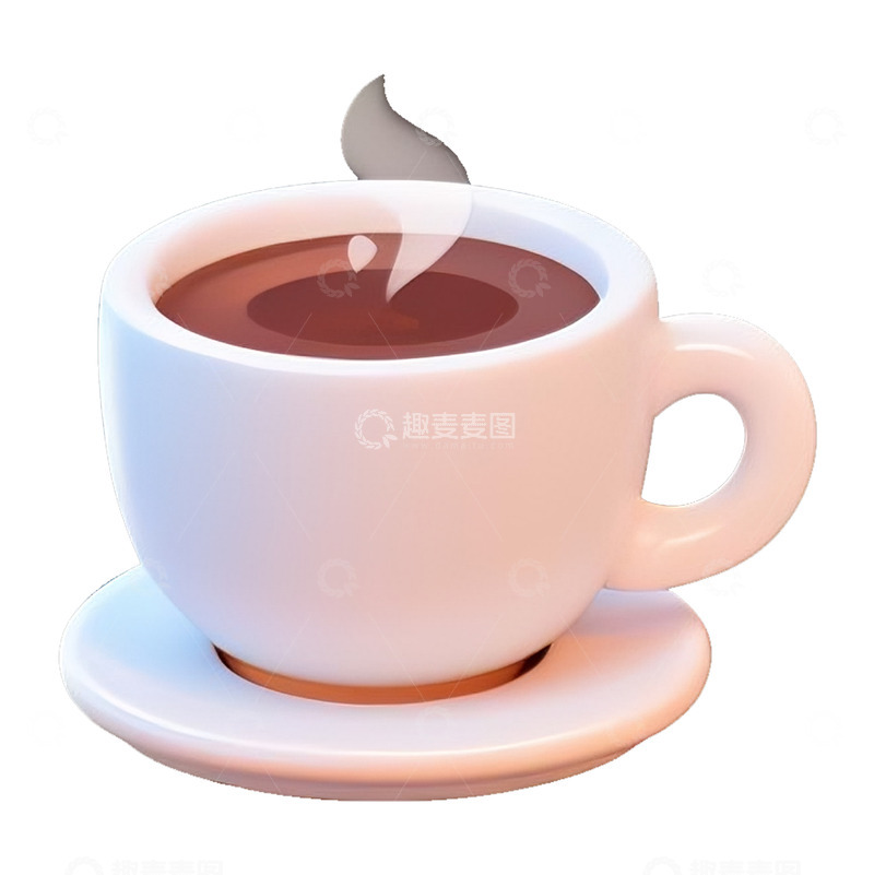 高清大图下载【趣麦麦图】氤氲热气的咖啡杯盏