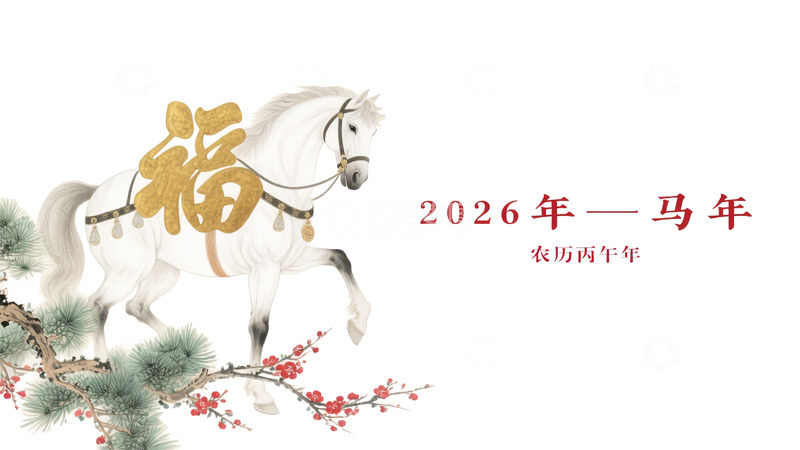 2026马年福瑞祥瑞图景