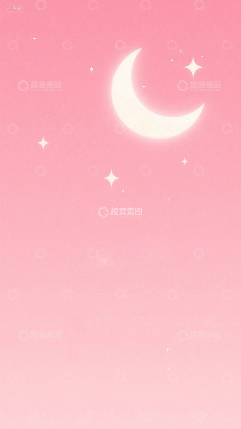 高清大图下载【趣麦麦图】七夕情人节清新背景4