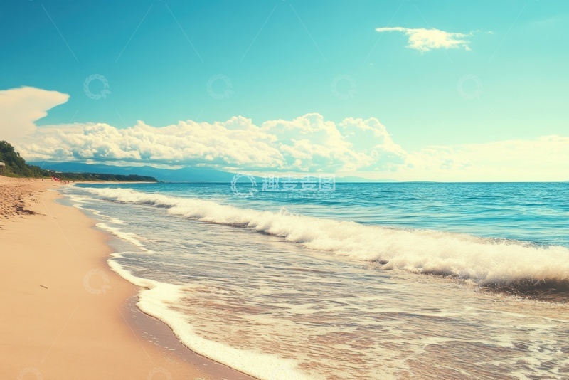 高清大图下载【趣麦麦图】大海波浪海边自然美景