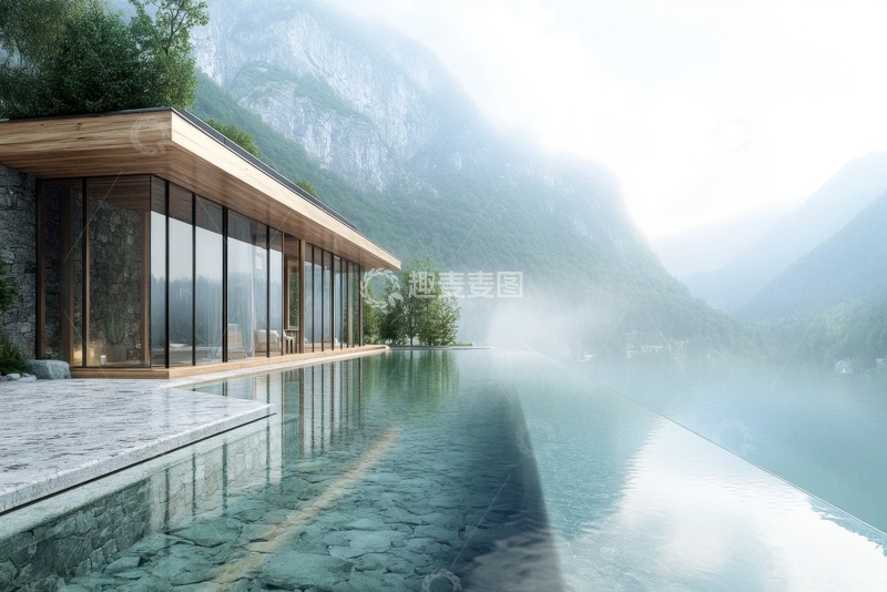 高清大图下载【趣麦麦图】避暑山庄湖泊景色