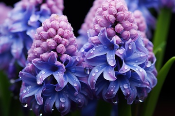 盛开的风信子花卉植物