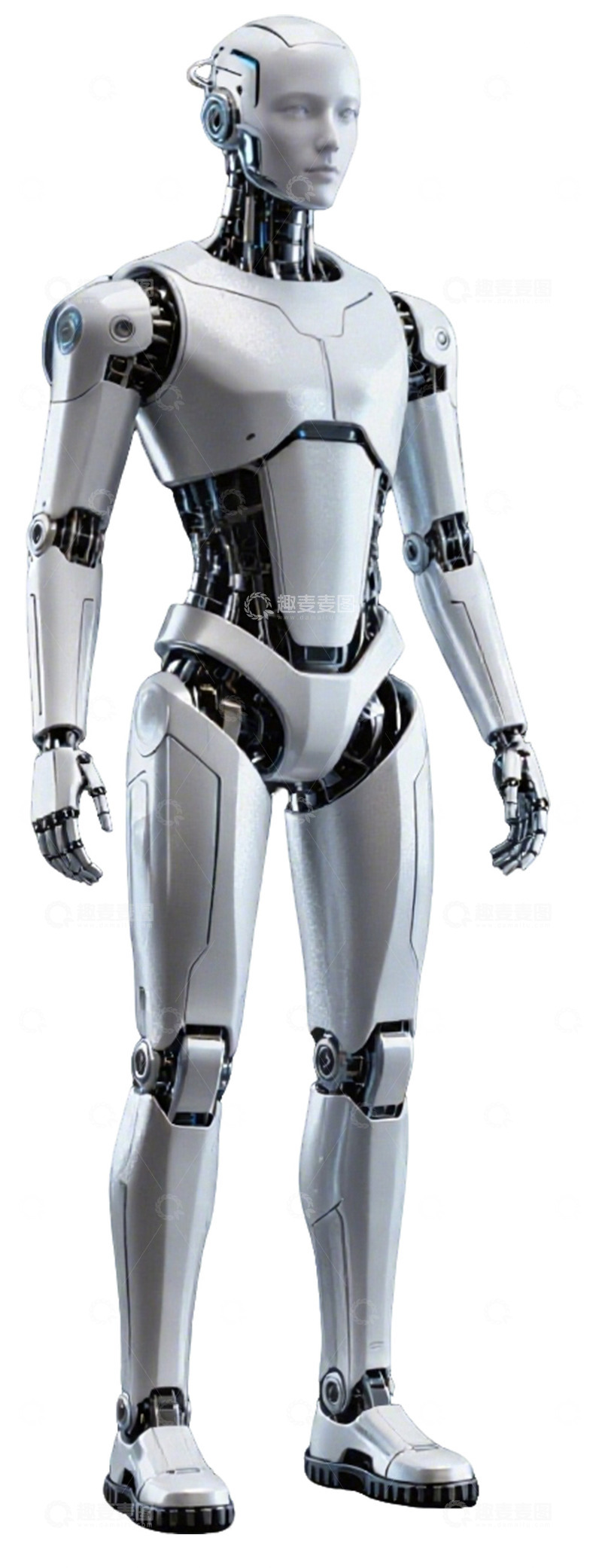 高清大图下载【趣麦麦图】AI仿生机器人