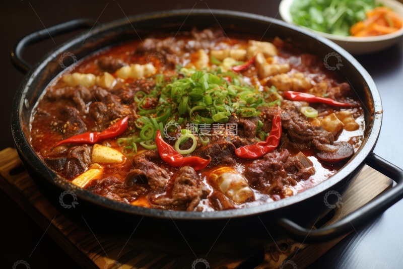 高清大图下载【趣麦麦图】一砂锅麻辣牛肉片