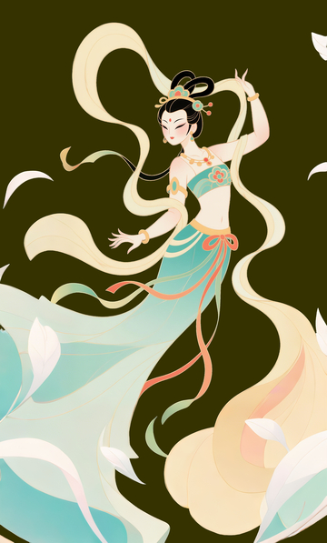 扁平中国风嫦娥2