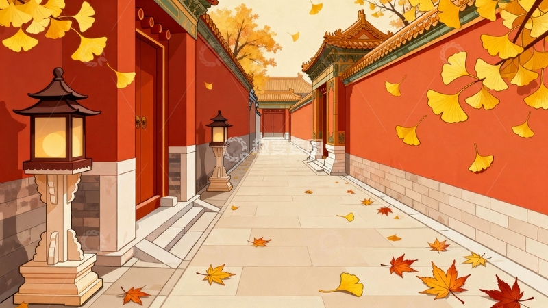高清大图下载【趣麦麦图】北京胡同的秋天08