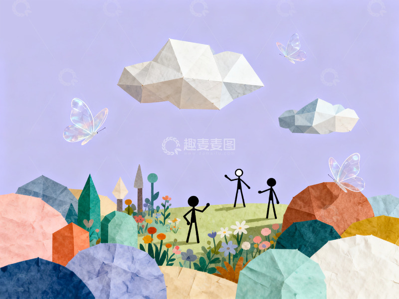 高清大图下载【趣麦麦图】极简画风涂鸦插画2