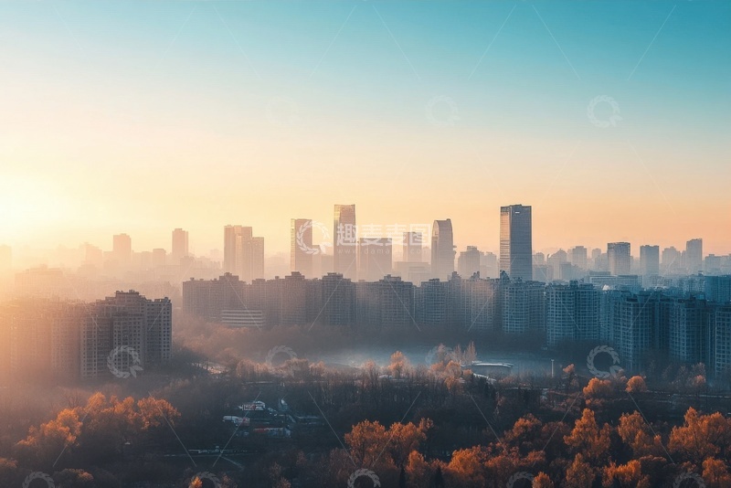 高清大图下载【趣麦麦图】城市高楼建筑风景